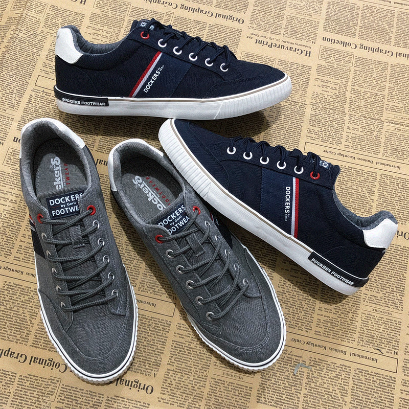 出口土耳其帆布鞋男款46码外贸韩版平底休闲运动板鞋低帮透气轻便