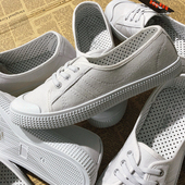 女41码 出口老美轻低帮帆布鞋 软底外贸一脚蹬出口休闲浅口套脚鞋