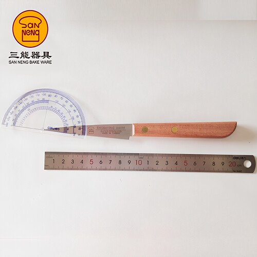 三能雕刻刀不锈钢厨房木柄