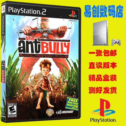 PS2游戏 别惹蚂蚁 盒装游戏不支持电脑电视DVD厚机