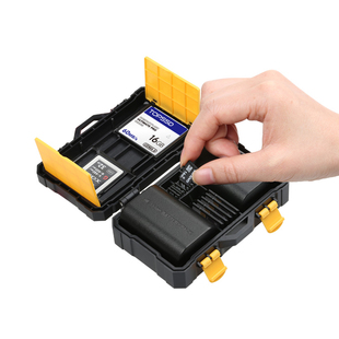 E6NH内存卡CF卡XQD保护盒 相机电池盒SD存储卡收纳盒LP