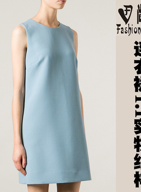 DIY手工制作服装裁剪实物1:1纸样女装无袖休闲连衣裙样板BLQ-117