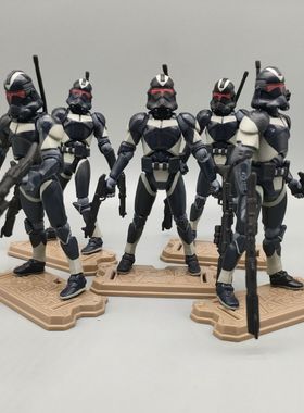 StarWars星球大战暴风兵曼达洛人帝国突击兵暗影3.75寸全关节可动