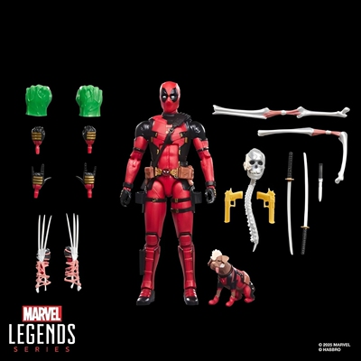现货Marvel Legends 豪华限定版 X战警死侍和死侍狗电影版6寸人偶