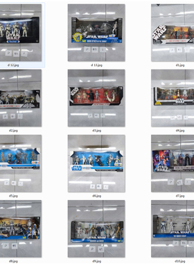 绝版老货Star Wars星球大战战地前线克隆人战争遗产合集3.75人偶