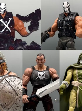 祖国版 Marvel Legends 叉骨 罗南 战神阿瑞斯 7寸可动人偶模型