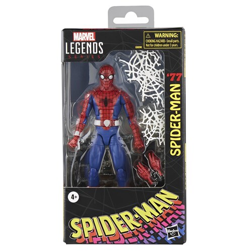 现货Marvel Legends 1977年版初登场蜘蛛侠6寸可动人偶模型