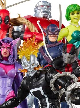 Marvel Legends终极金刚狼女死侍恶灵骑士拳击手套6寸可动人偶