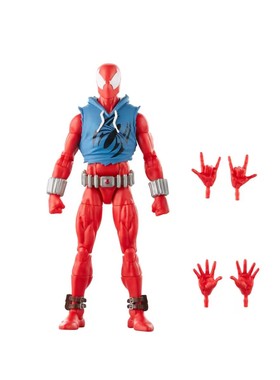 无盒Marvel Legends  新复古挂卡系列 猩红蜘蛛侠6寸可动人偶模型