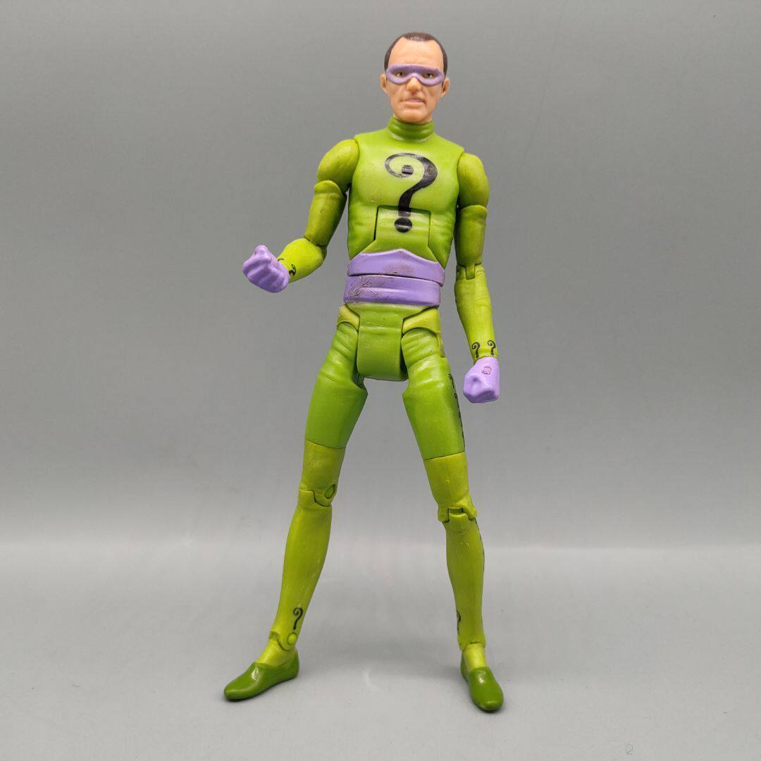 dc 漫画超级英雄 1996电视剧版 蝙蝠侠 反派 问号人 6寸 可动人偶