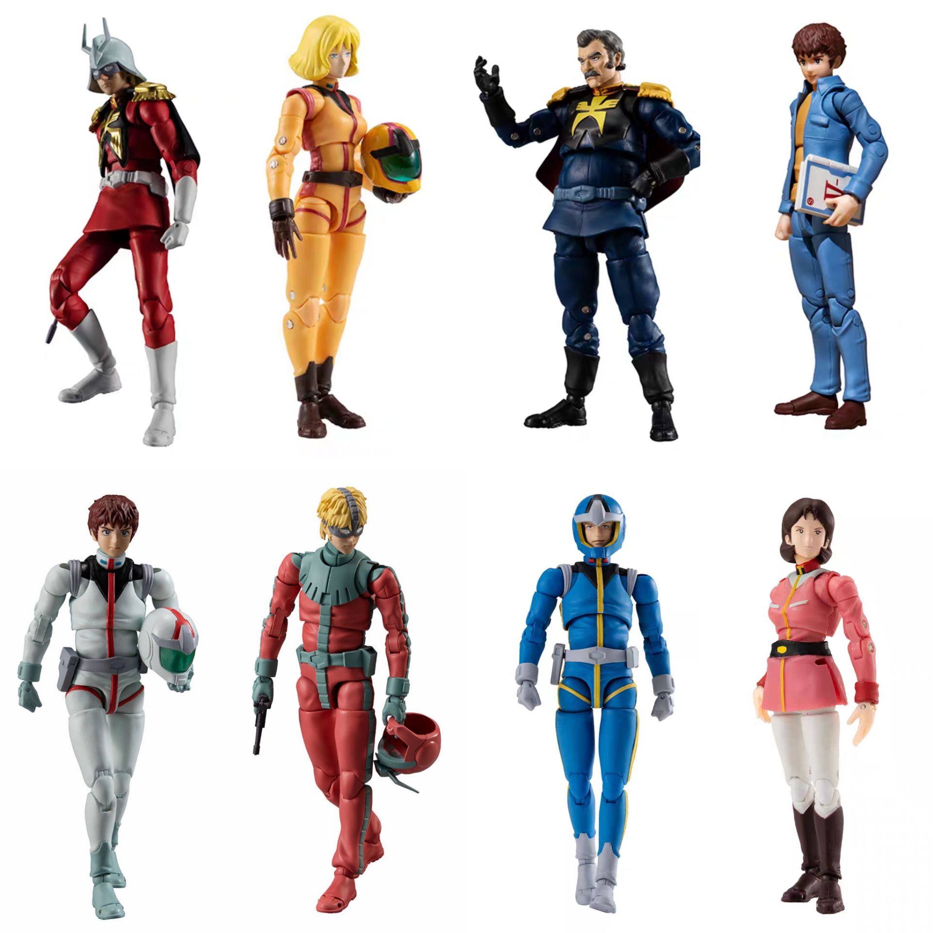 正版Megahouse高达阿姆罗夏亚米莱斯洛卡拉尔塞拉3.75寸人偶