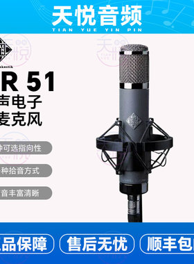 Telefunken德律风根AR-51 专业录音棚人声电子管电容麦克风话筒