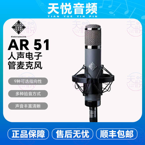 Telefunken德律风根AR-51 专业录音棚人声电子管电容麦克风话筒