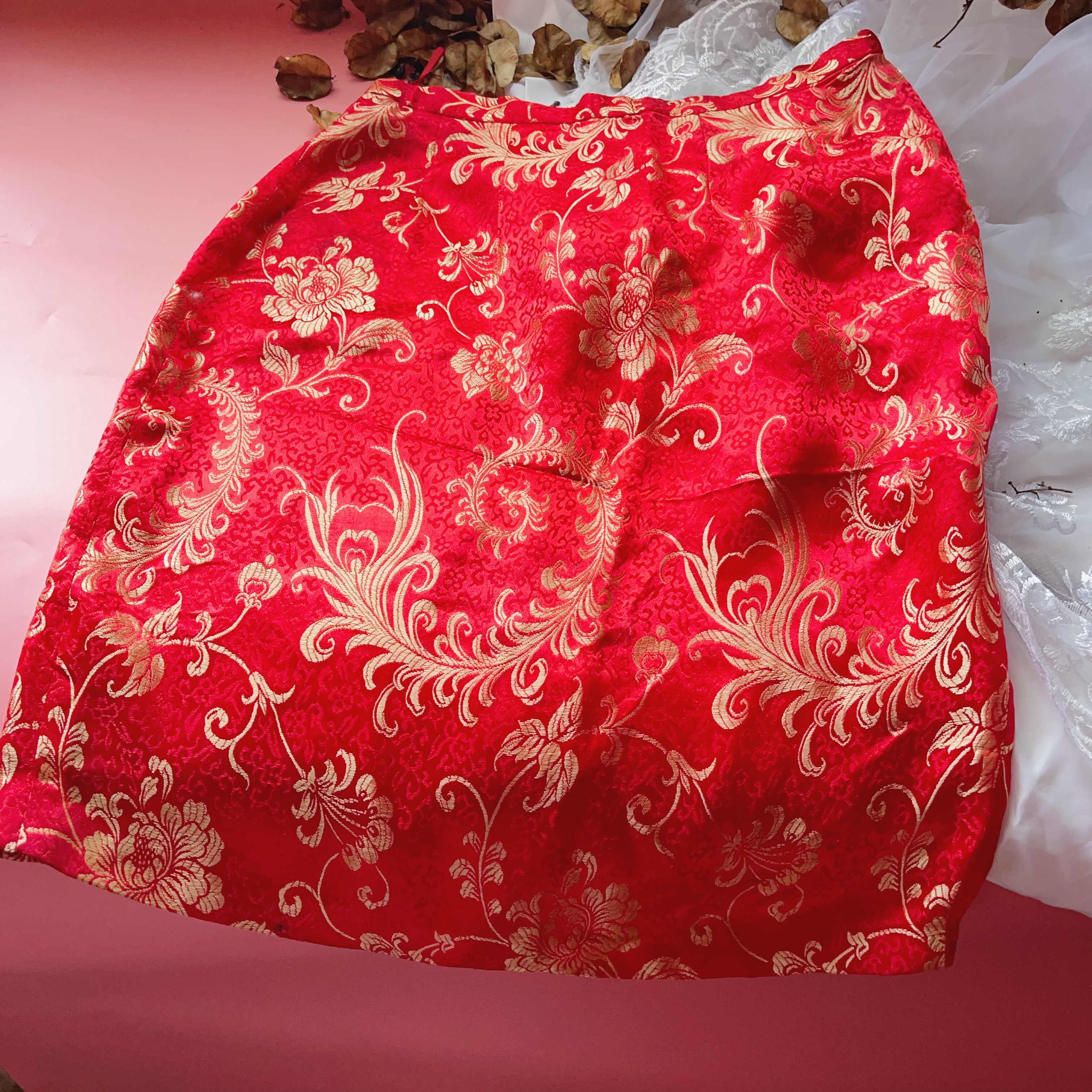 瑕疵特卖 中式唐装裙旗袍裙半身裙女裙搭配唐装 只卖25.99元