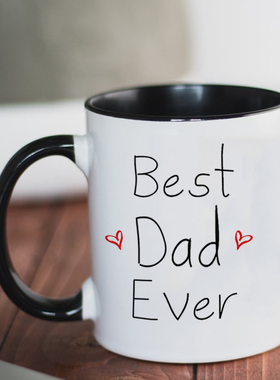best dad ever mug father day gift mug 父亲节礼物陶瓷咖啡杯