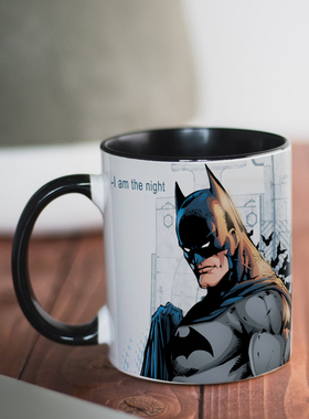 蝙蝠侠陶瓷杯batman mug办公室喝水咖啡杯子朋友生日礼物马克杯