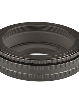 M52显微镜头转接M42螺口相机微距调焦筒放大改口镜可调行程