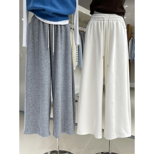 藏肉显瘦懒人裤 今年流行爆款 2026新款 日常舒适百搭宽松弯刀休闲裤