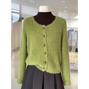 清仓捡漏不TUI不换！温暖好治愈毛茸茸毛衣针织开衫Q261