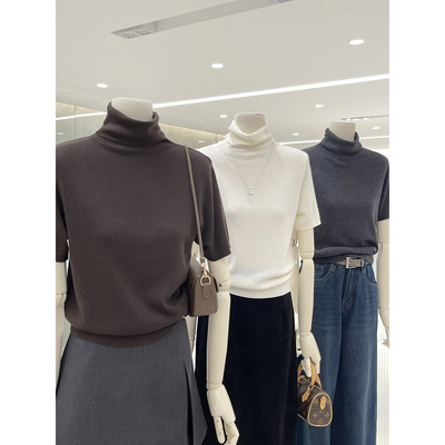 早秋过渡神器！九羊毛高领针织衫