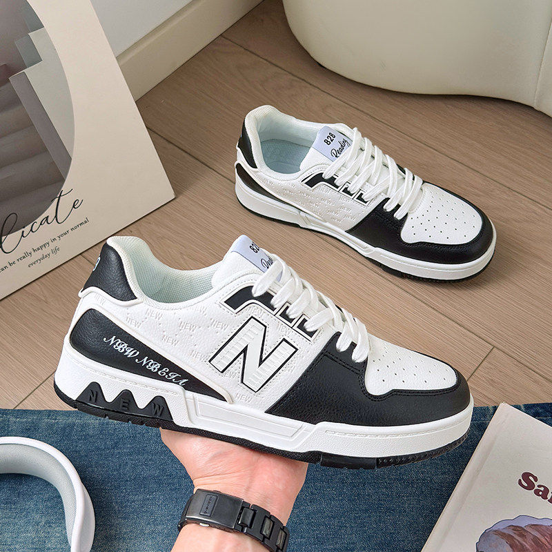 新百伦2026秋冬新款潮流百搭平底板鞋增高爆款运动休闲鞋情侣款,流行男鞋,休闲板鞋,淘宝优惠券,粉丝福利购,淘宝优惠卷