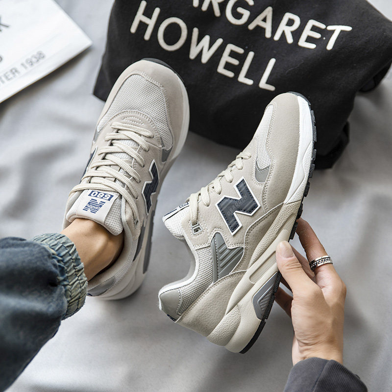 新百伦运动鞋N字580女鞋2025新款夏季透气潮流百搭情侣鞋,运动鞋new,跑步鞋,淘宝优惠券,粉丝福利购,淘宝优惠卷