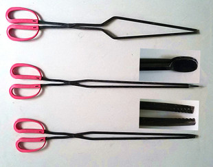 铁钳夹子垃圾夹煤饼钳火钳垃圾钳清洁环卫工具拾物器捡拾器扁头