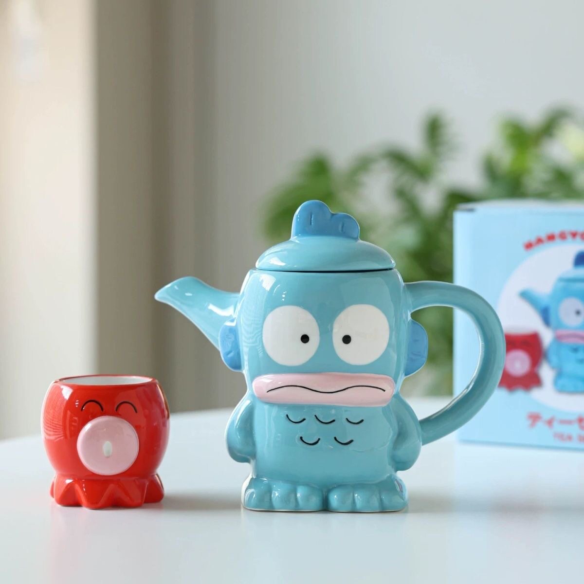 原单货礼盒装 小丑鱼茶壶套装人鱼汉顿下午茶壶配章鱼茶杯礼物