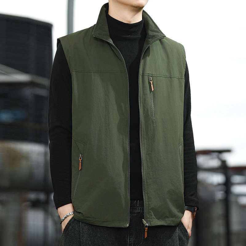 春秋款运动户外休闲两面穿加绒保暖摇粒绒马甲男坎肩钓鱼工装背心,男装,常规马甲,淘宝优惠券,粉丝福利购,淘宝优惠卷