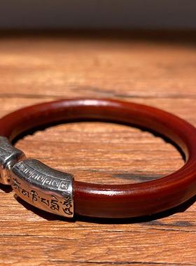 天然饰品男女鸡血藤精品手镯