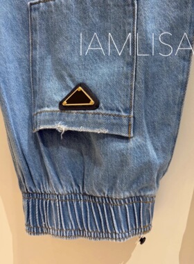 Lisa‘s定制 显瘦松弛感 早春新品 25FW高腰宽松拖地阔腿牛仔裤女