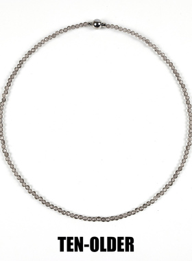 天然冰曜石磁吸扣项链