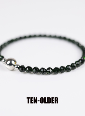 星光绿砂石手链小众 ins风清新底色招财纳福日常通勤饰品