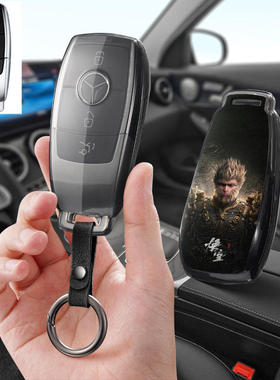 适用奔驰威霆汽车钥匙套专用2025新款V级V300L男女士保护套包扣壳