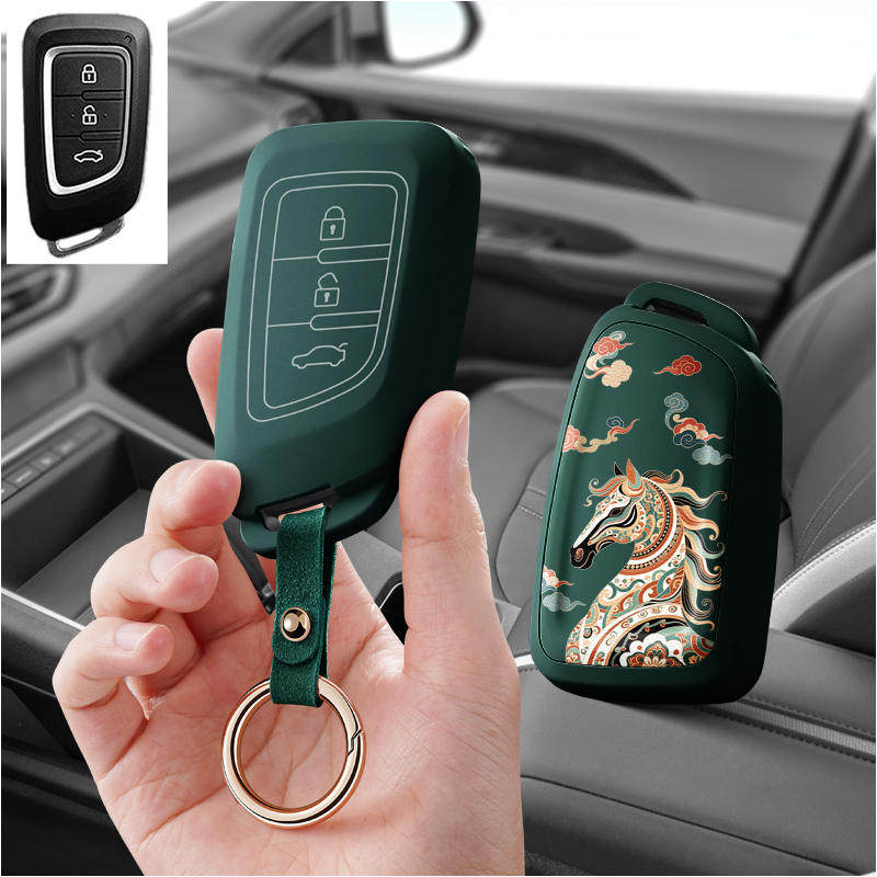适用东风风神ax7汽车钥匙套e70保护套包壳扣ax4女ax5高级18老款男