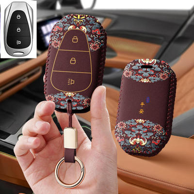 适用2025款福田卡文乐福钥匙套包风景I7新能源货车遥控保护套扣壳