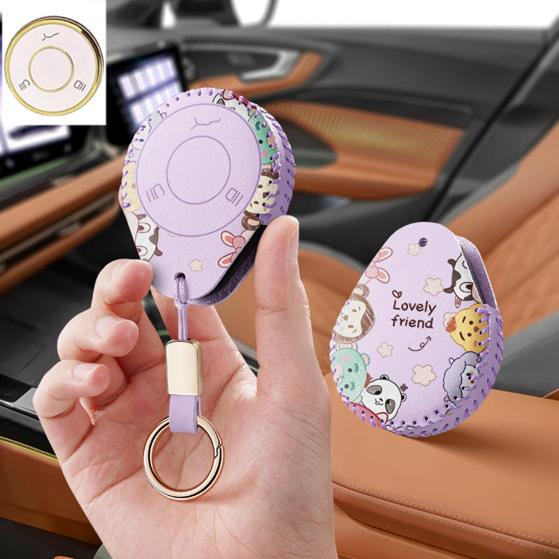 适用哪吒V新能源汽车钥匙套x保护套s包u壳Aya扣女Gt高级pro专用男