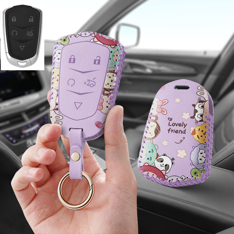 阿福迪VVDI凯迪拉克款XM38智能卡子机手持机钥匙套盾牌扣壳包保护