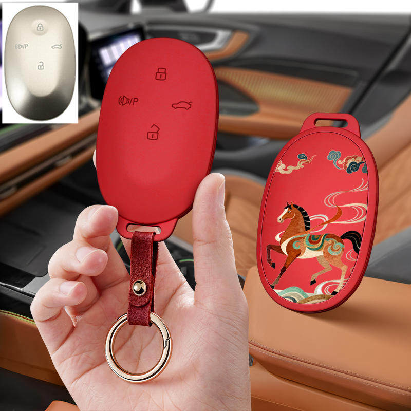 适用大众IDERA9X汽车钥匙套新能源专用遥控包保护套扣2026款壳大