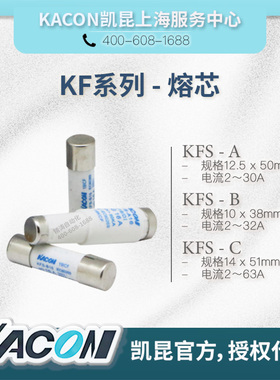 KFS-A/B/C凯昆KACON熔芯保险丝02A03A04A06A8A10A25A32A40A50A60A