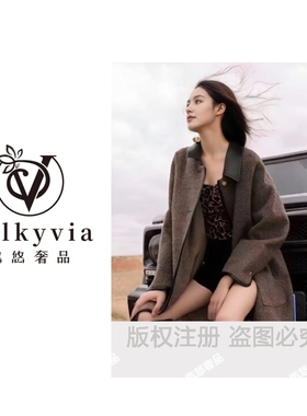【Valkyvia/悠悠奢品】80%羊毛韩系高级秋冬长款大衣外套20259