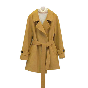 【甜甜粉丝专享】短款羊毛大衣轻奢上衣短款羊毛外套20279