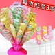 摆摊网红串串棉花糖棒棒糖卡通可爱造型糖葫芦串儿童节礼物糖果