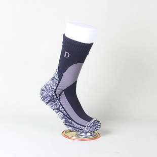 越野跑马拉松泥泞路面可用冬季保暖真防水男女户外长筒袜子