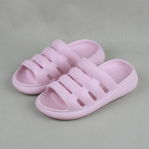 瑕疵清仓！夏季女款软底舒适毛毛虫拖鞋轻便软弹防滑耐磨洗澡拖鞋