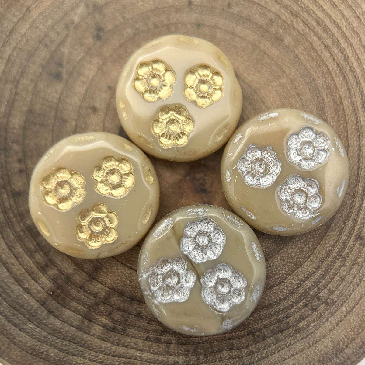 古董进口大圆盘21mmDIY手作串珠