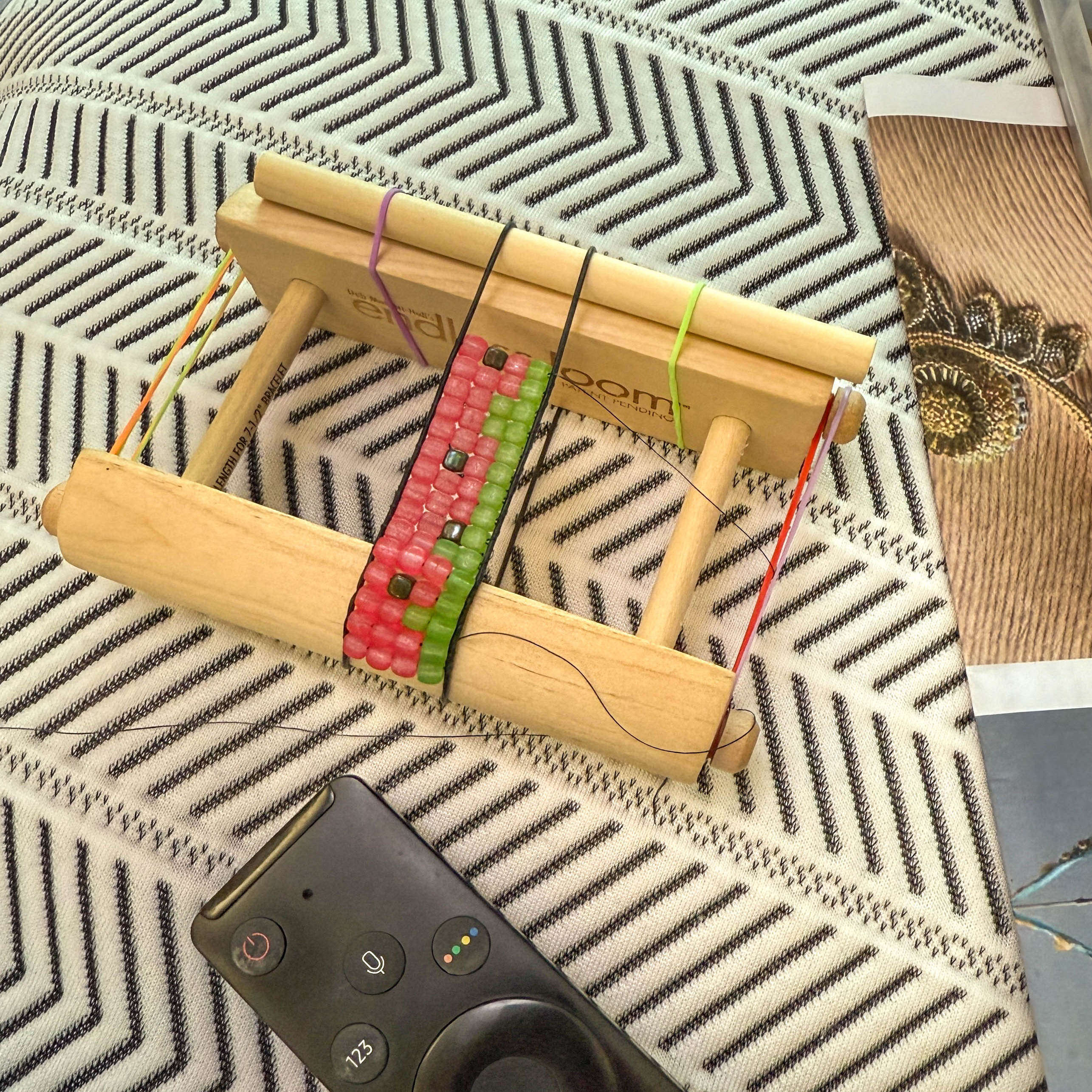 Beadsmith不用抽经线的手链织珠机美国简单易用DIY手工串珠工具