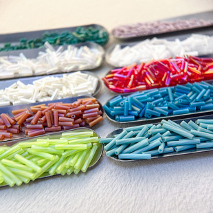 东宝 松野 20mm扭纹直管珠DIY手工饰品材料散珠 御兴