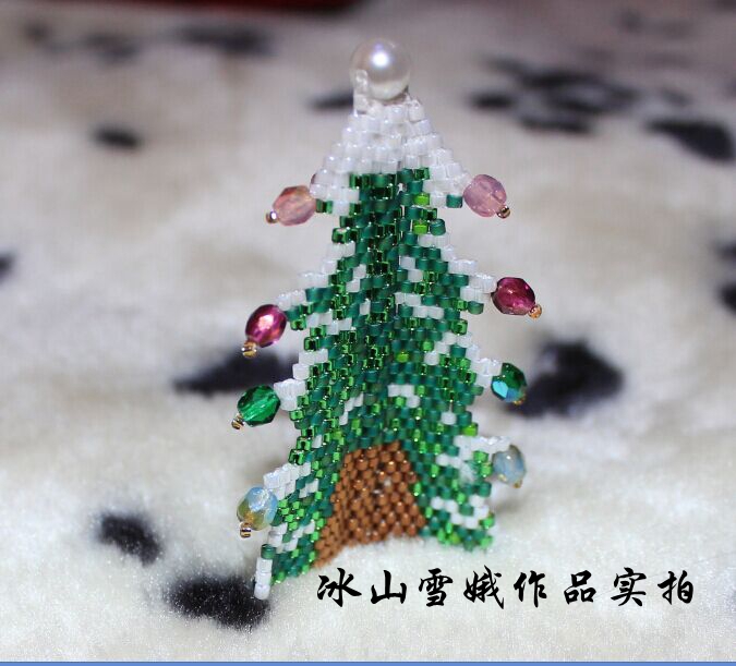 diy圣诞树材料包捷克日本古董珠