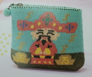 代配 8cm 口金 钩针珠包 2mm MIYUKI 御幸 DIY手工串珠材料包